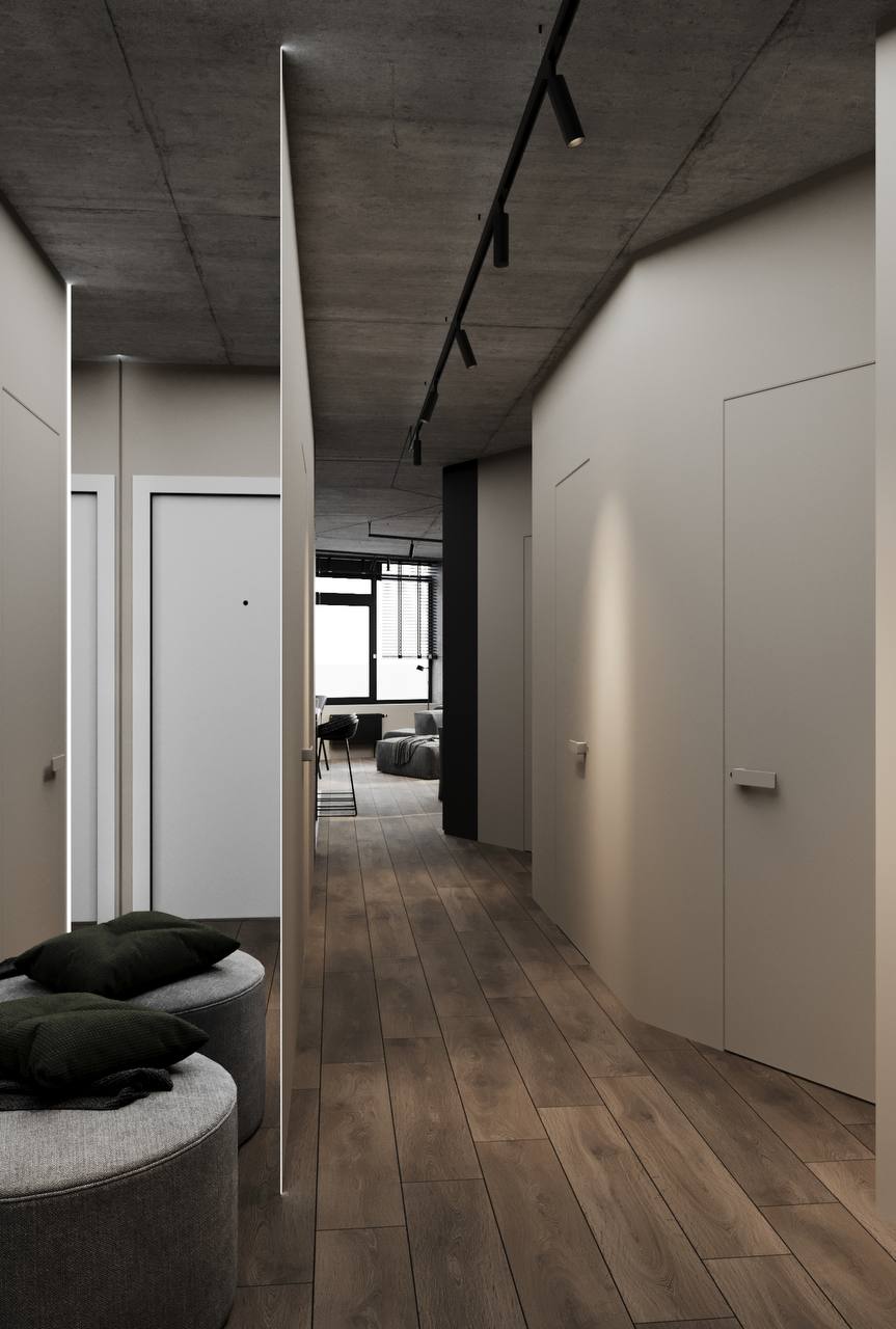 Дизайнерский ремонт  ул.Жасминовая  