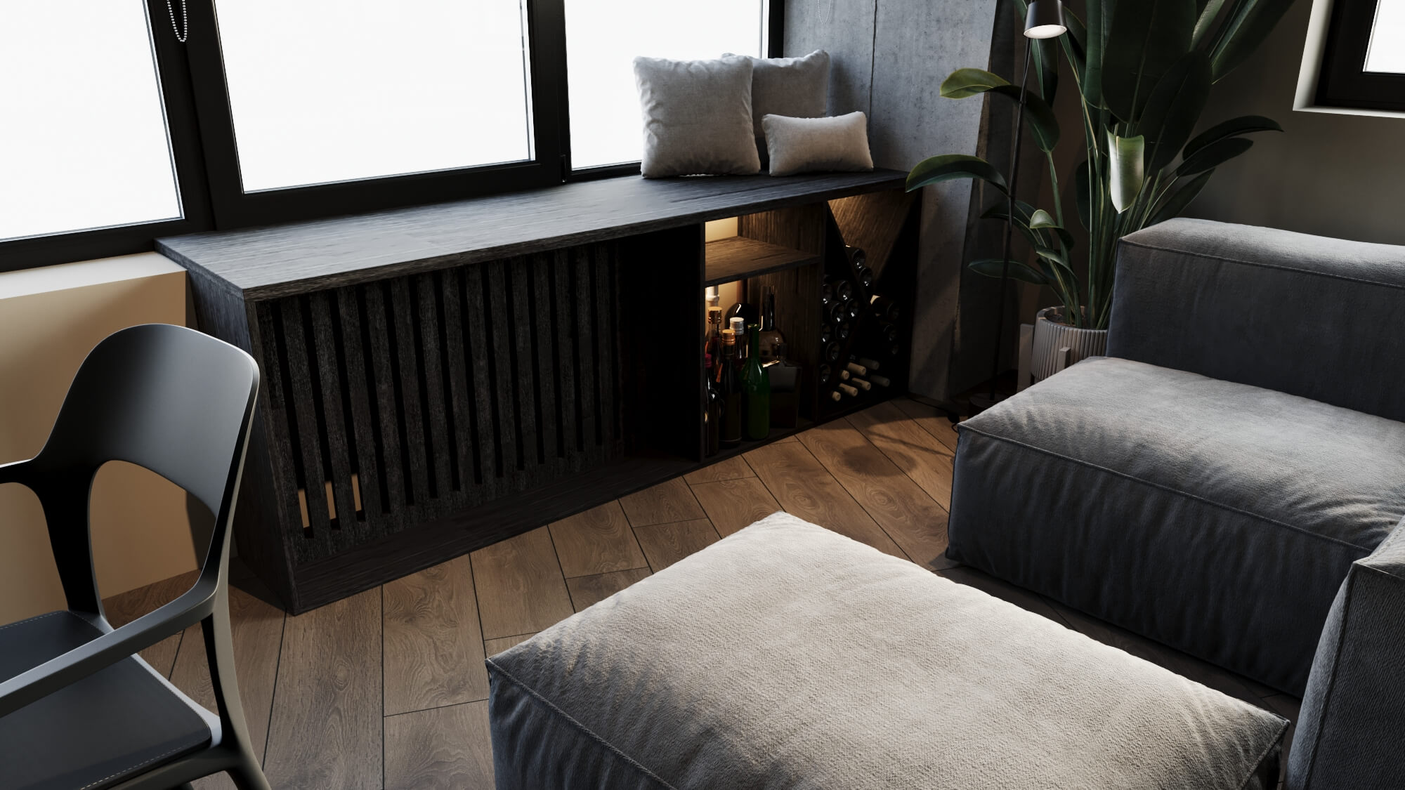 Дизайнерский ремонт  ул.Жасминовая  