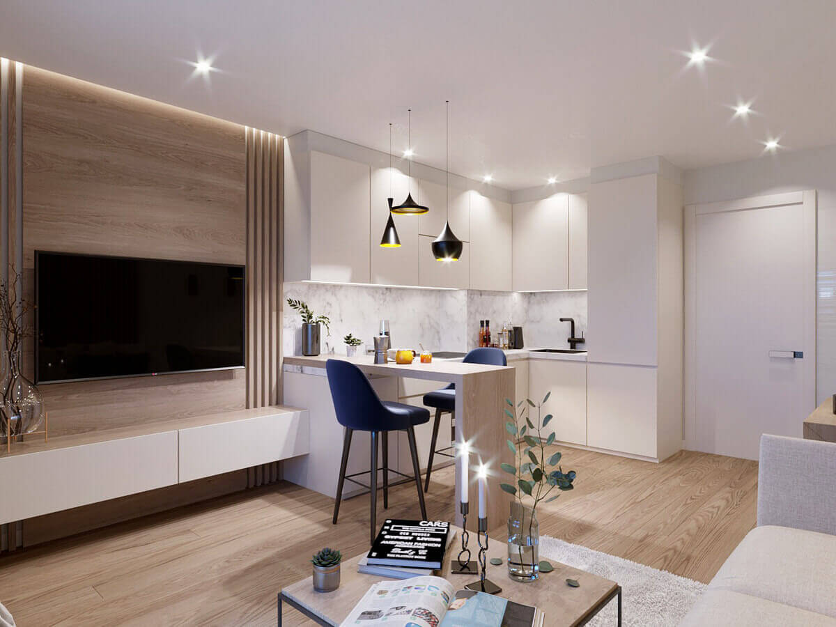 Дизайнерский ремонт ул Ф. Скарины 